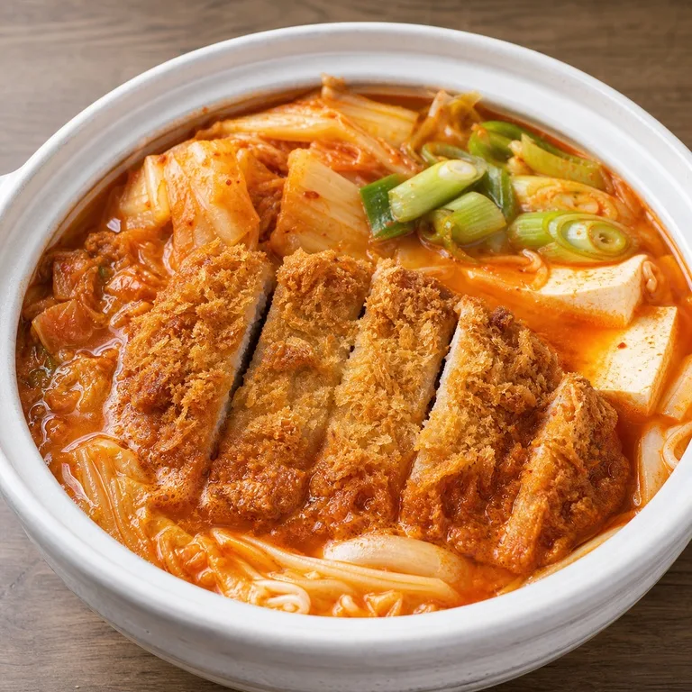 김치돈가스나베