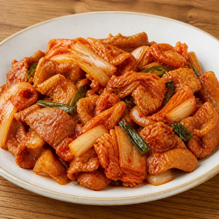 김치돼지고기두루치기