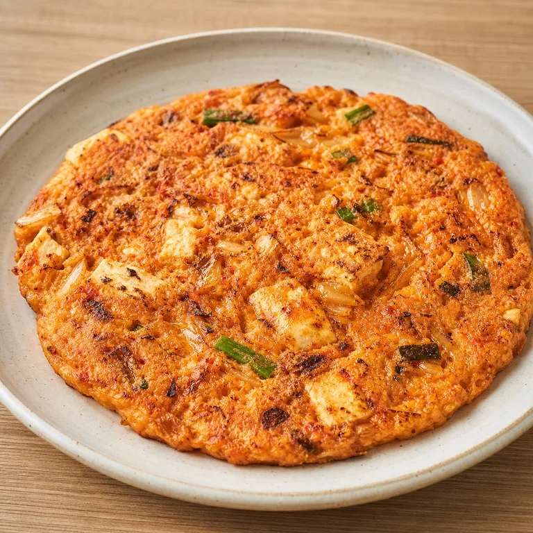 김치두부부침개