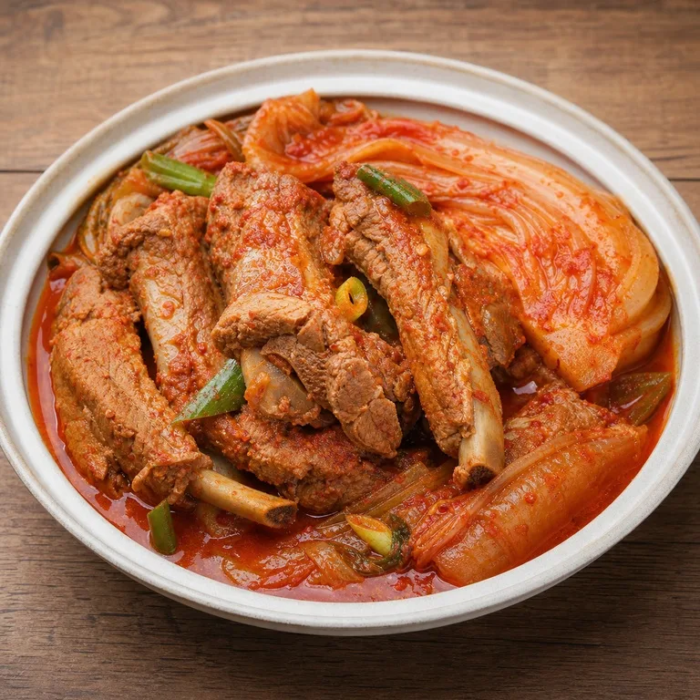 김치등갈비찜