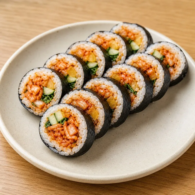 김치말이김밥
