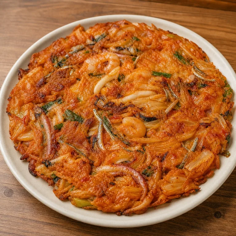 김치멸치해물빈대떡