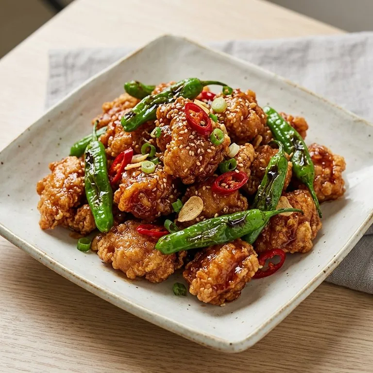 Maekom Kkwari Ganjang Sunsal Chicken