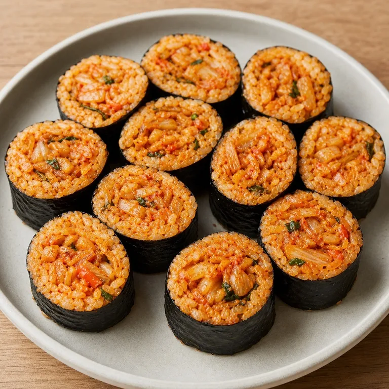 김치볶음김밥
