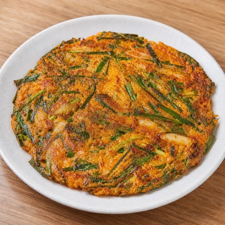 김치부추부침개