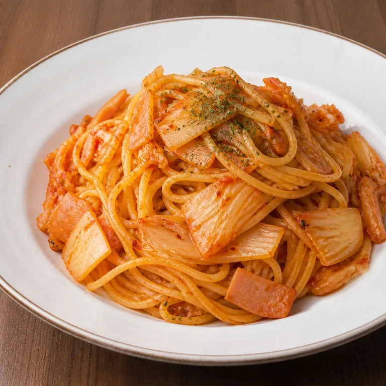 Kimchi Spageti