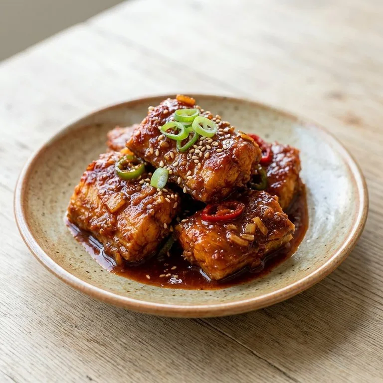 Ikan Pollock Rebus Pedas