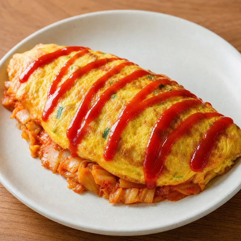 Gimchi Omelet