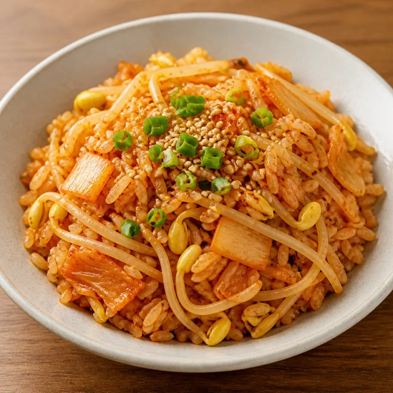 김치콩나물밥