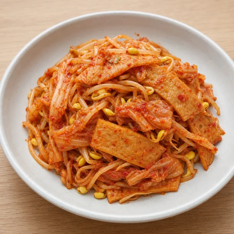 김치콩나물어묵