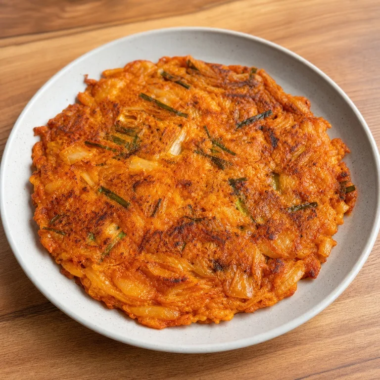 김치호박부침개