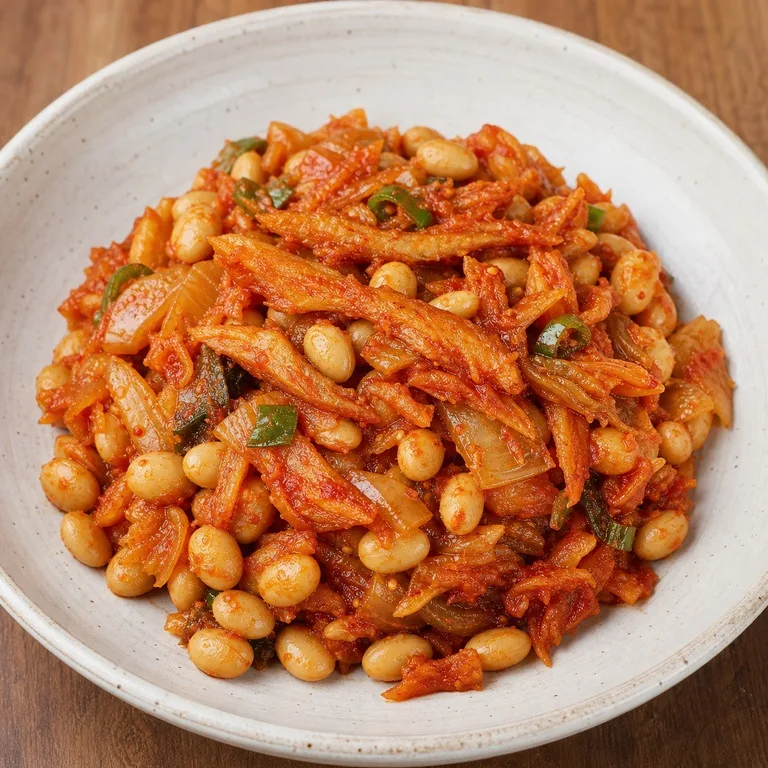 김치황태콩