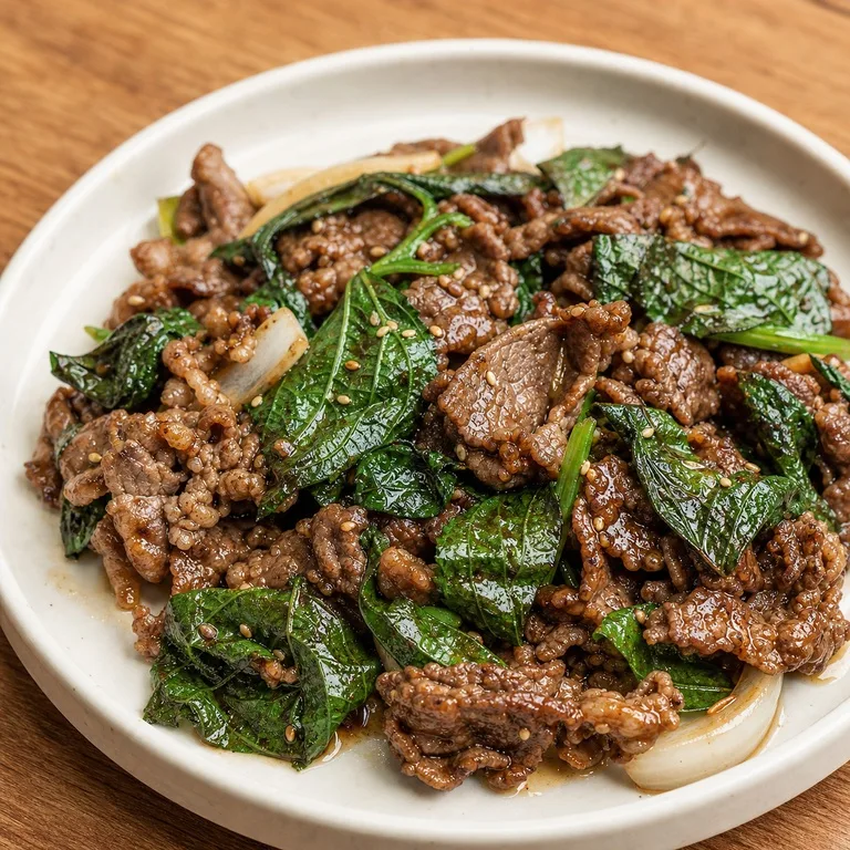 Kkaennip Bulgogi