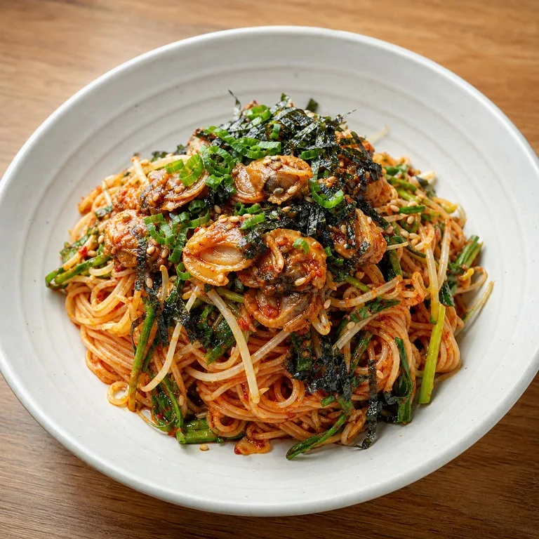 ハイガイのビビン麺