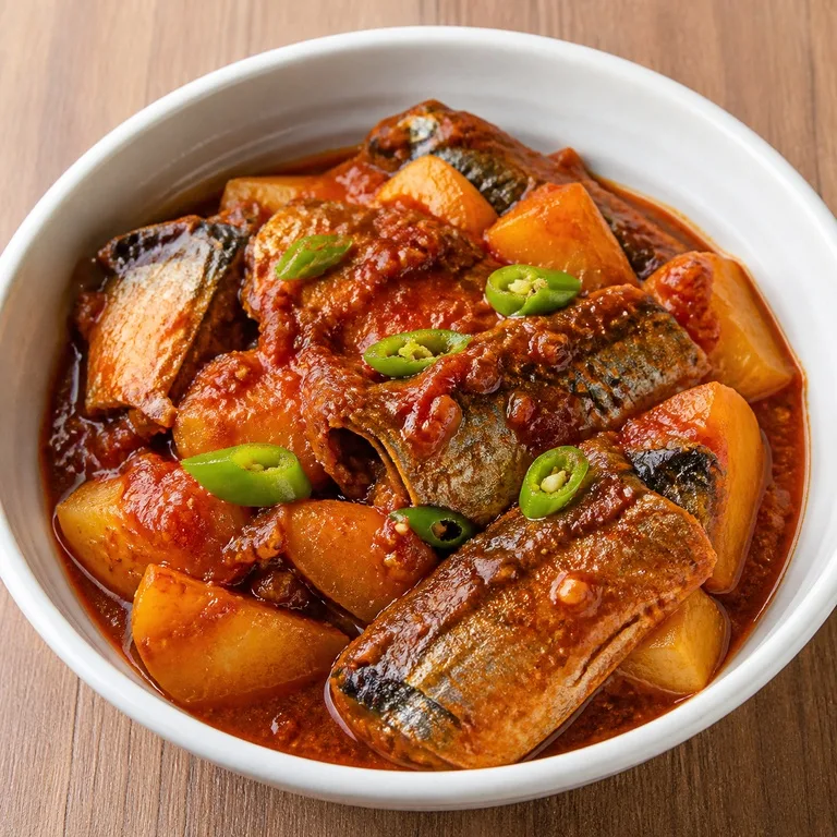 꽁치감자고추장