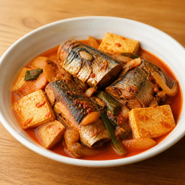 꽁치두부
