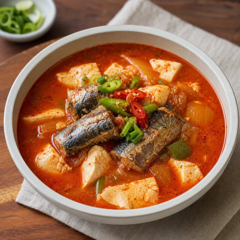 꽁치순두부찌개