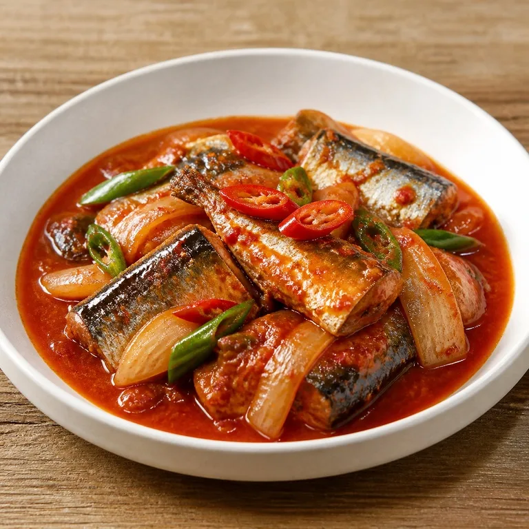 꽁치통조림조림