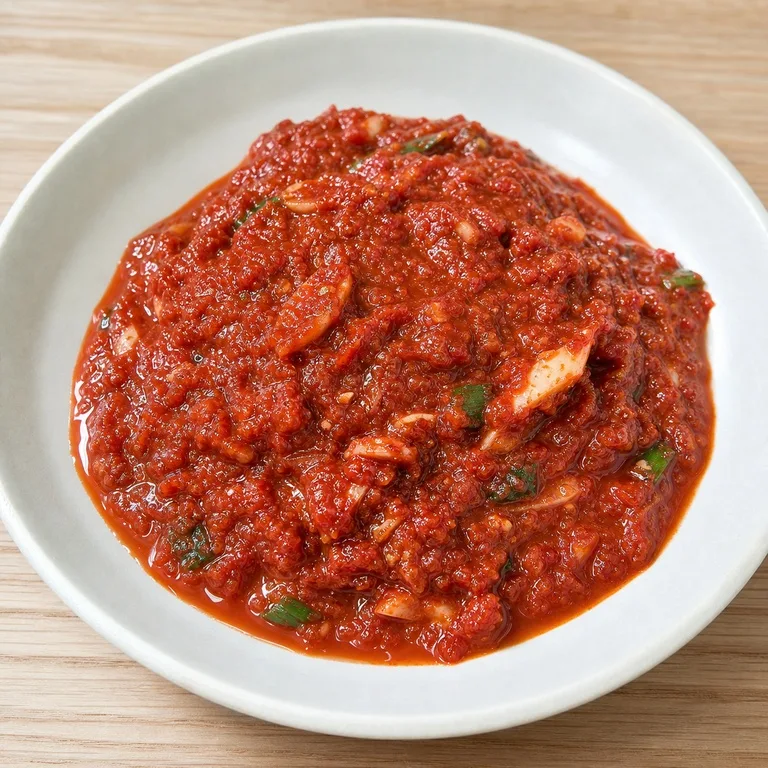 꽃게육수가들어간김치양념