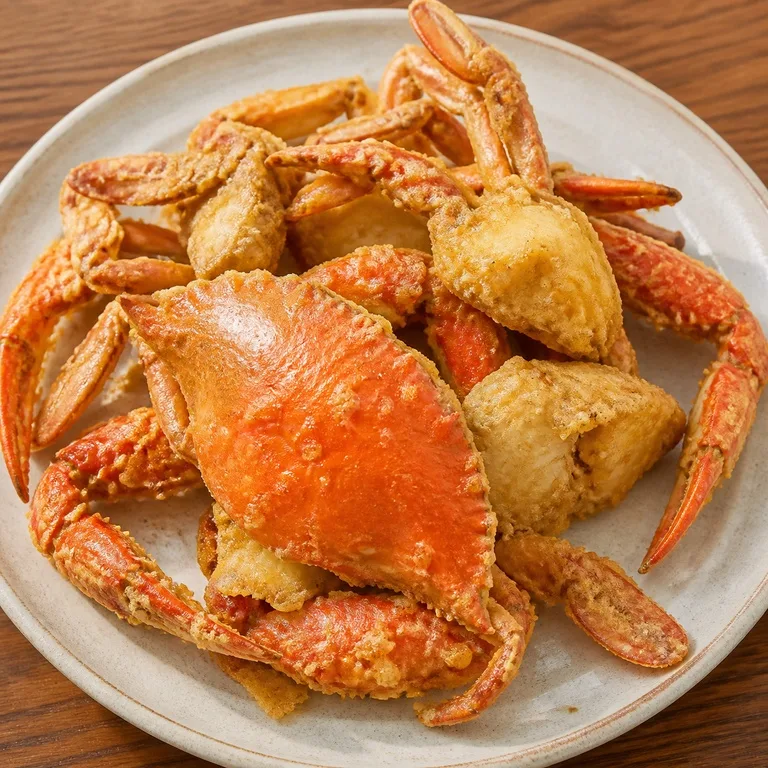 꽃게튀김