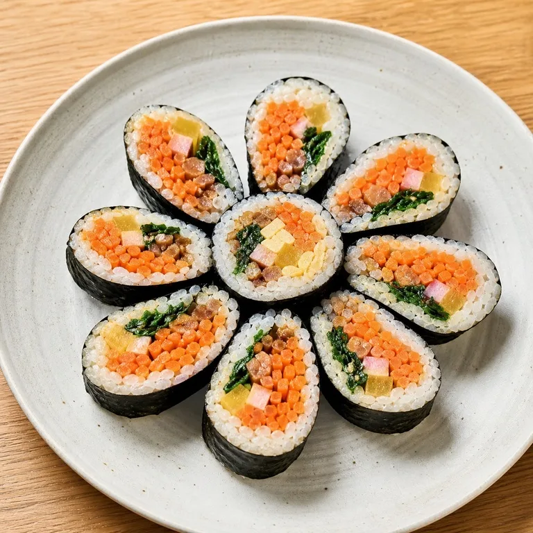 꽃잎김밥