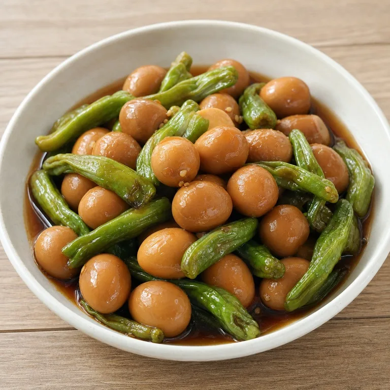 꽈리고추메추리알조림
