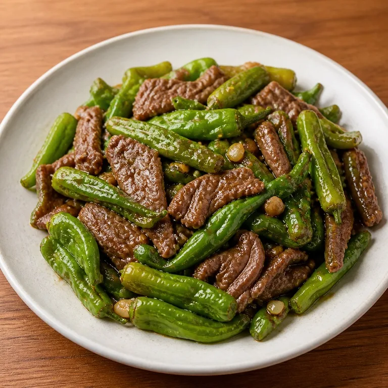 꽈리고추소고기