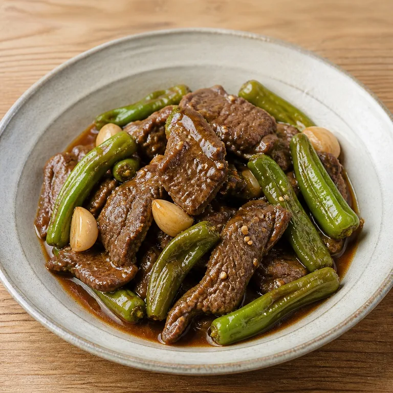 꽈리고추소고기장