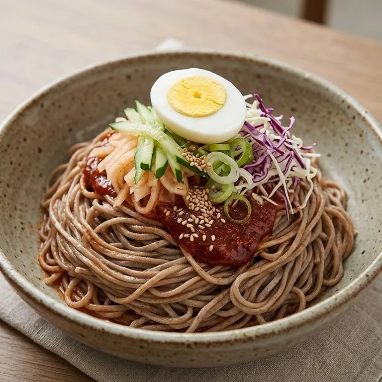 บะหมี่บัควีทน้ำเย็น