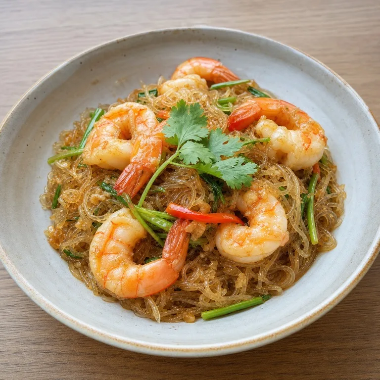 กุ้งอบวุ้นเส้น
