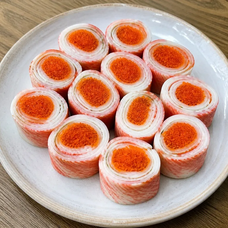 날치알맛살롤