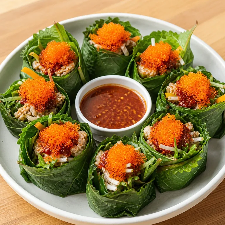 날치알쌈