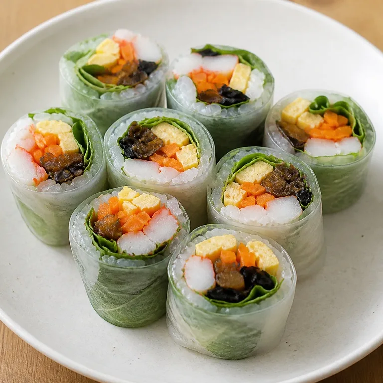 남은김밥재료로만드는월남쌈