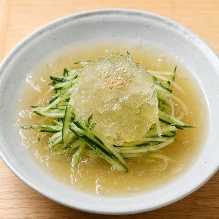 냉면육수오이냉