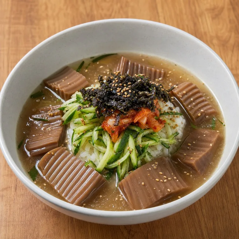 냉묵밥