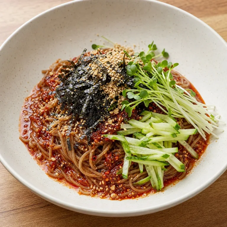 냉비빔모밀