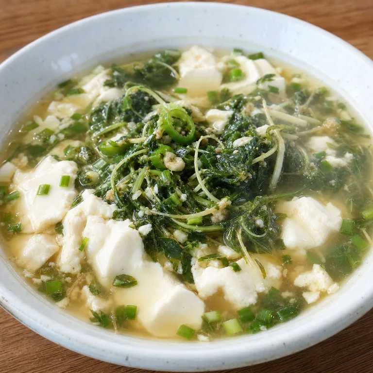 냉이순두부