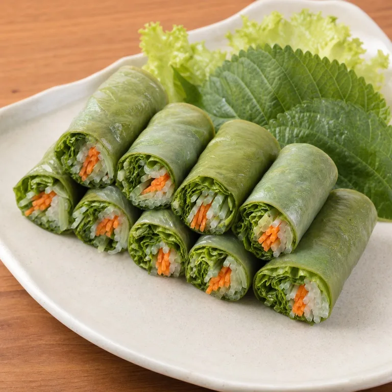 녹차밀쌈
