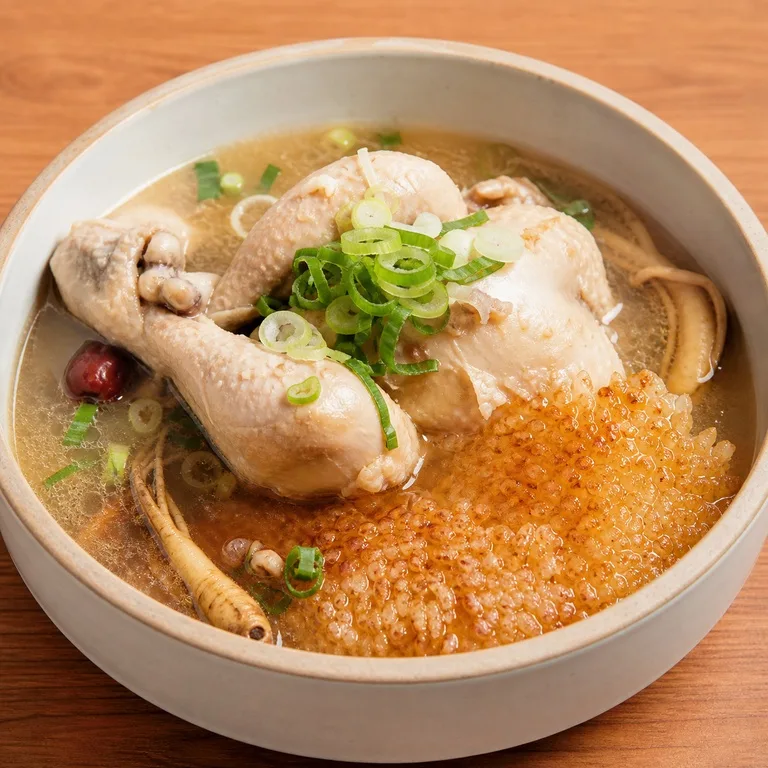 Ayam ginseng nasi kerak