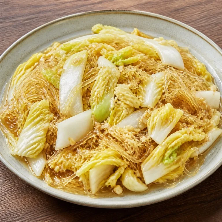 刻みニンニク春雨白菜