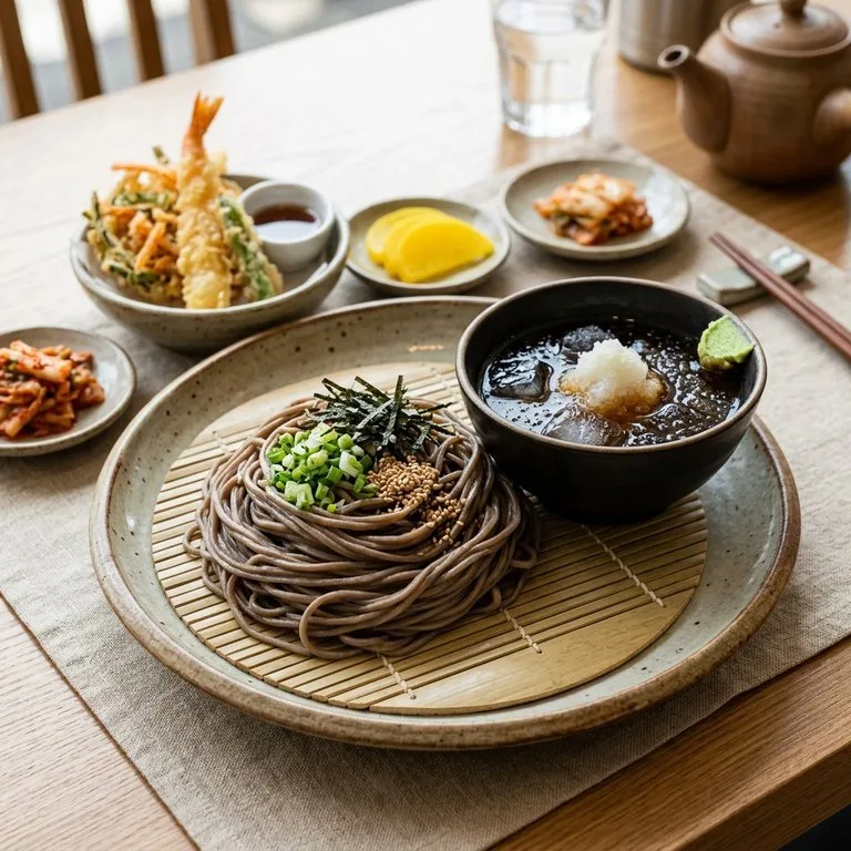 เซตบะหมี่บัควีทเย็น