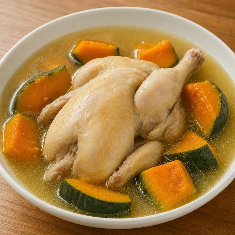 단호박닭백숙