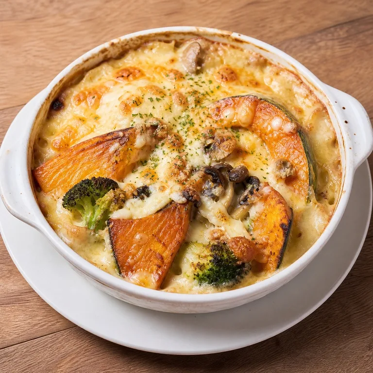 Gratin Labu Manis Campur