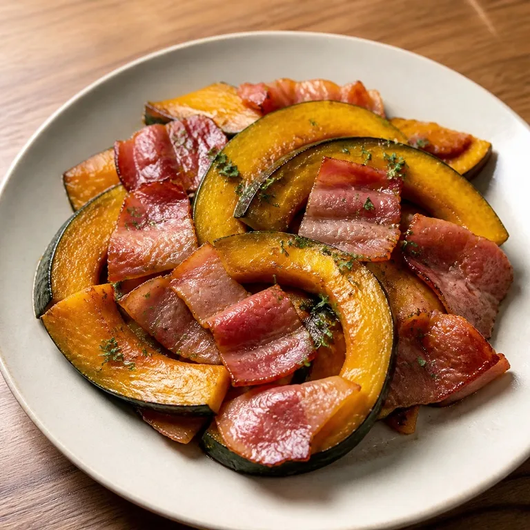 Labu Manis dan Bacon