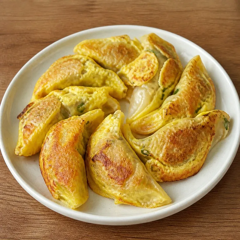 เกี๊ยวซ่าทอดไข่