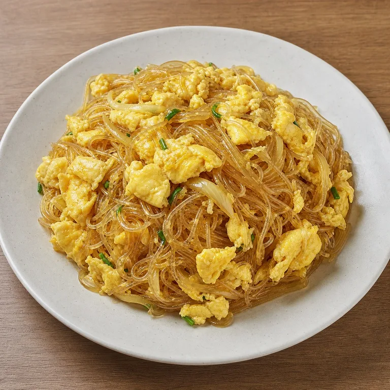 วุ้นเส้นไข่