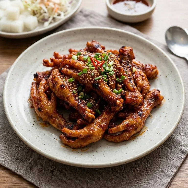 ตีนไก่ไม่มีกระดูกรสเผ็ดมาก