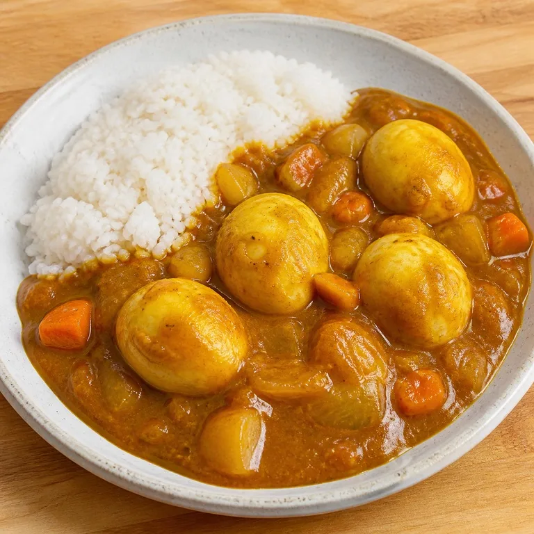 カレー卵