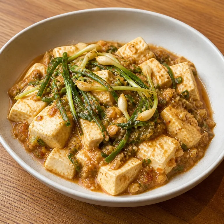 Pasta Kedelai Tahu dan Kucai Liar