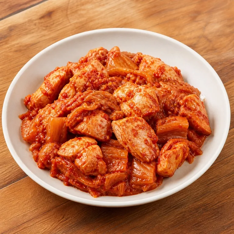 닭가슴살김치칠리